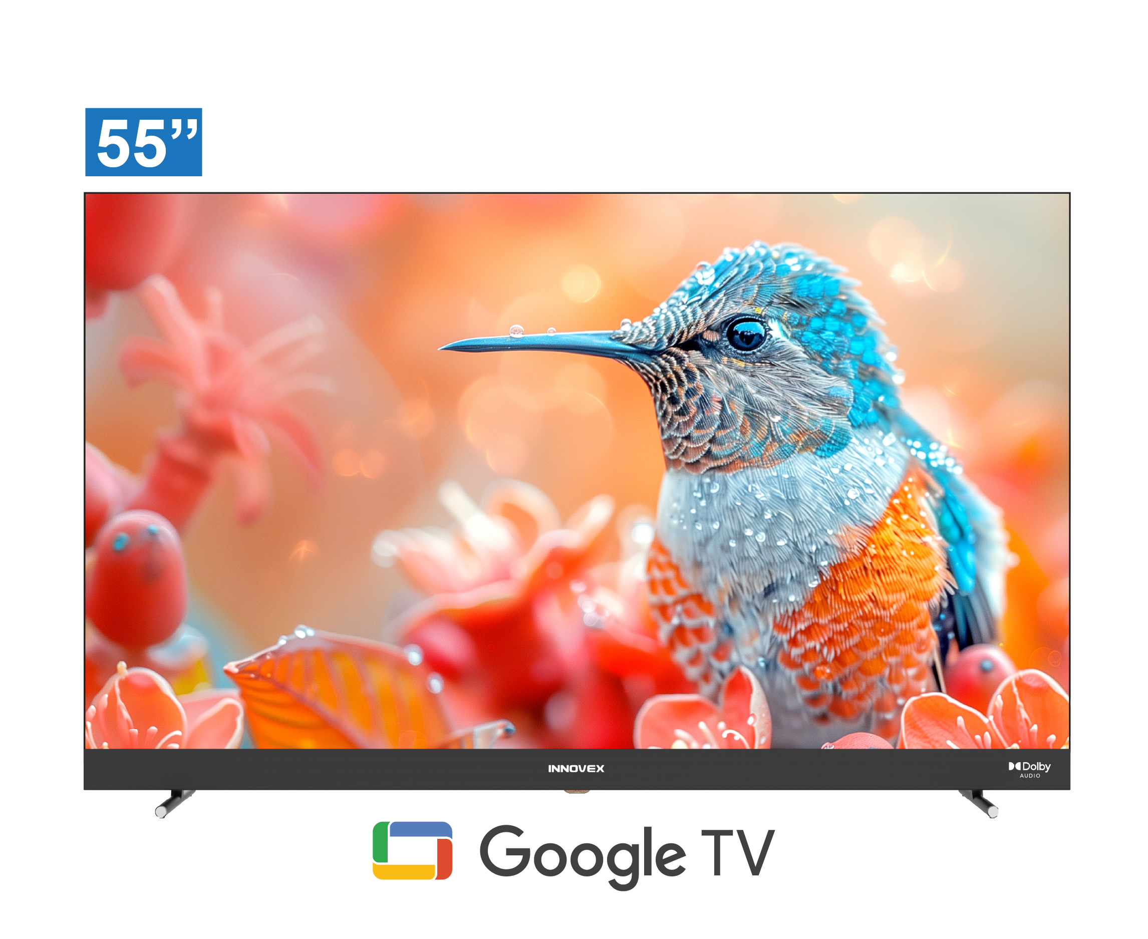 55 4K Google QLED TV