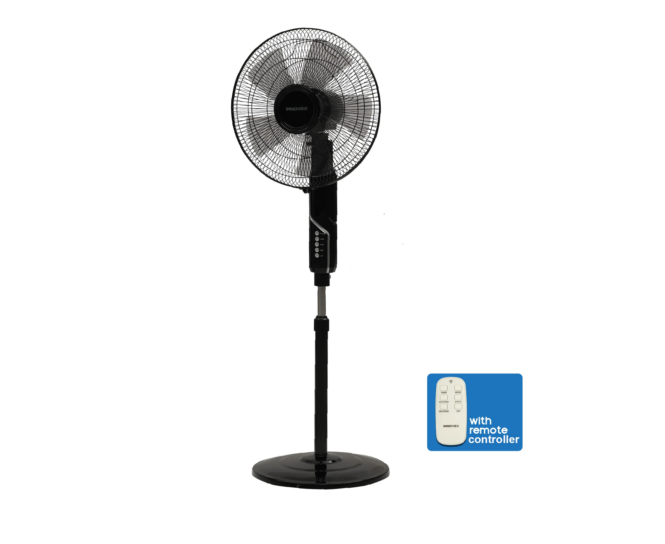 Stand Fan With Remote 16"