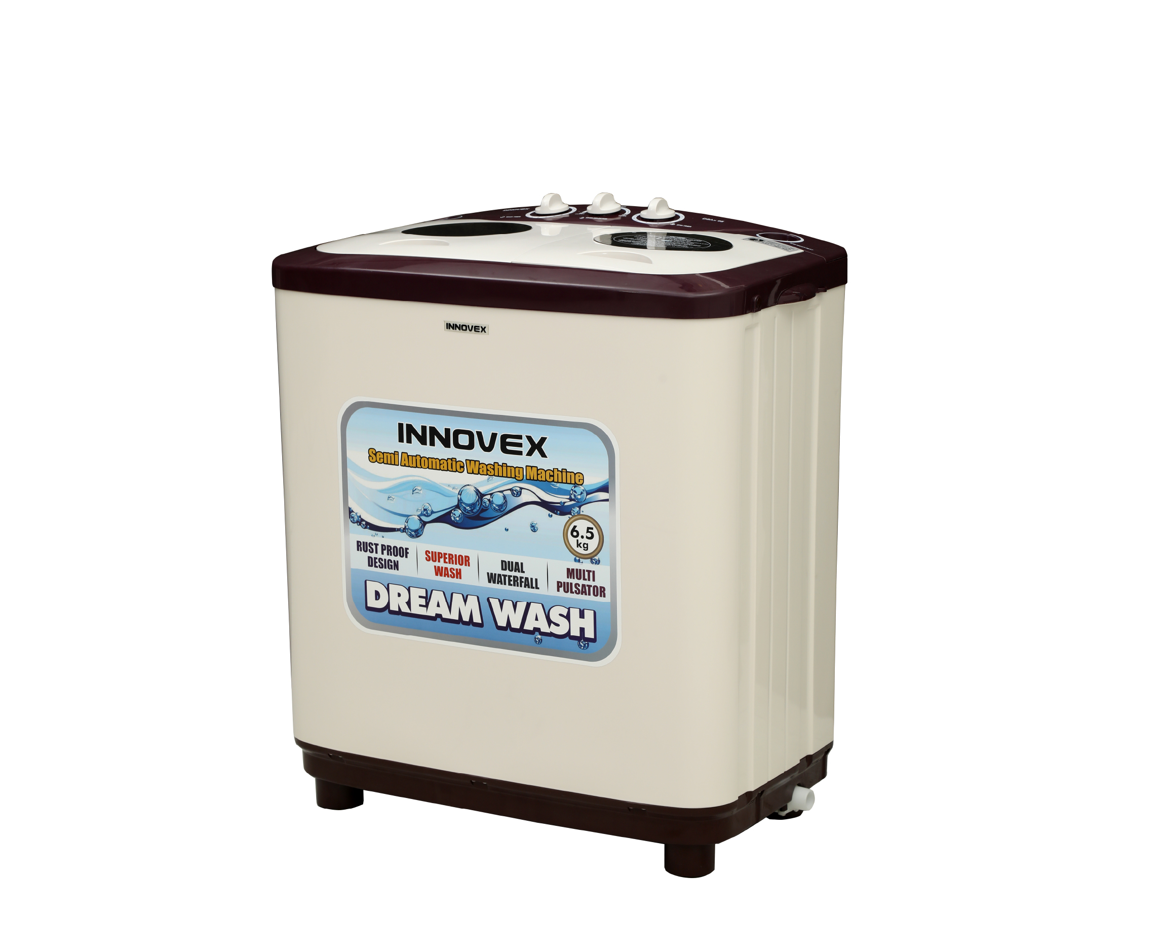 Semi Automatic Top Load Washing Machine (6.5Kg)